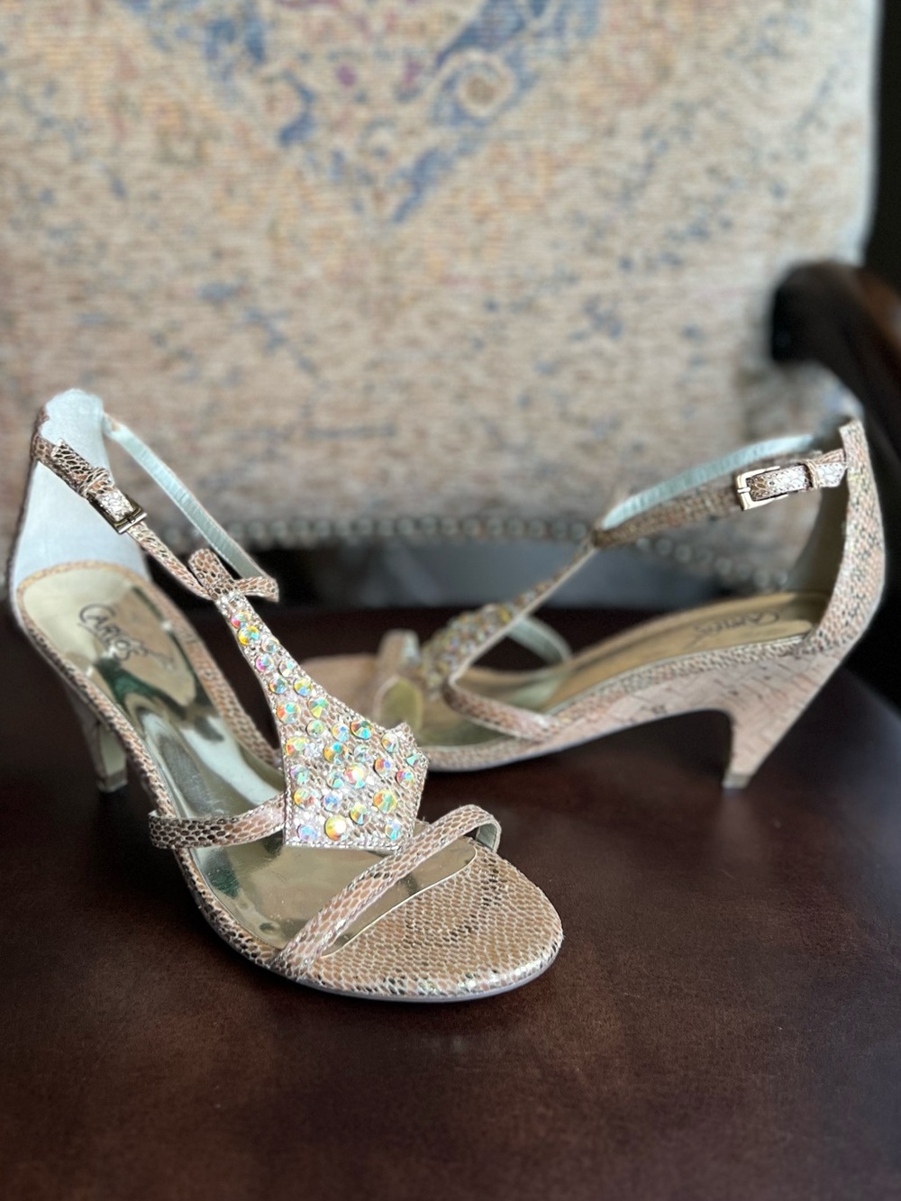 Women's Carlos Sparkling Heels Size 8